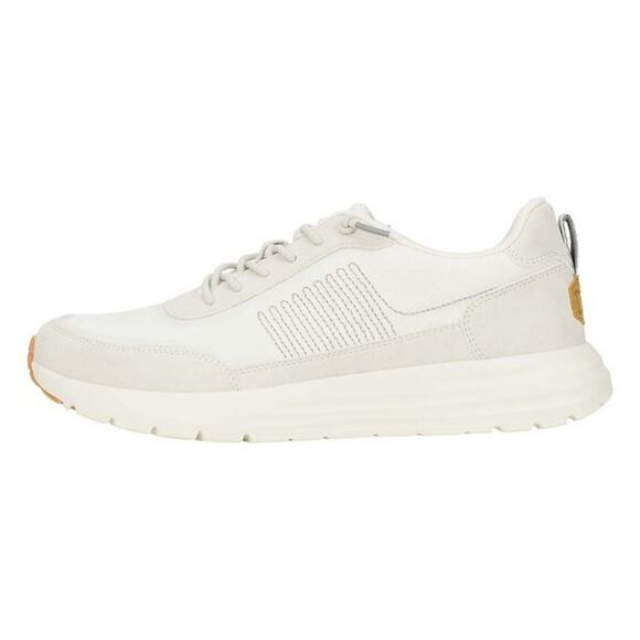 NWT HEYDUDE Men\'s  Sirocco Alta M Essentials Light Grey/White Size 10 Shoes,